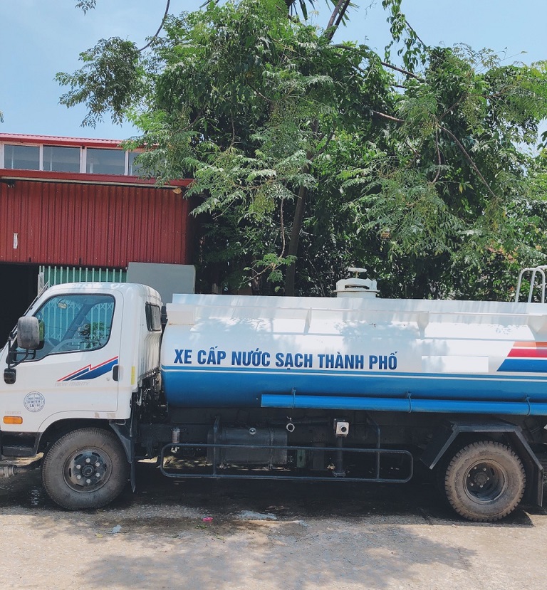 Cho thuê xe bồn cấp nước sạch sinh hoạt tại Hải Dương