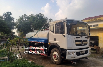 Dịch vụ chở nước sạch sinh hoạt bằng xe téc nguồn nước đảm bảo từ nhà máy